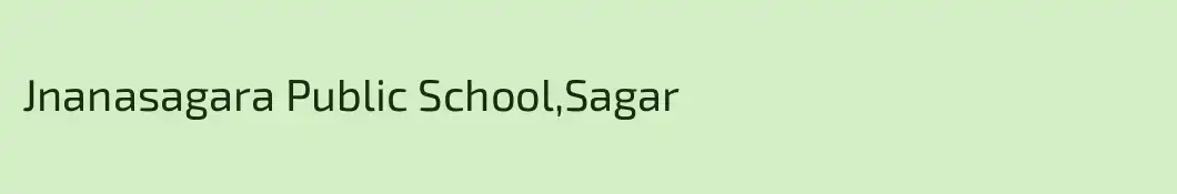Jnanasagara Public School,Sagar
